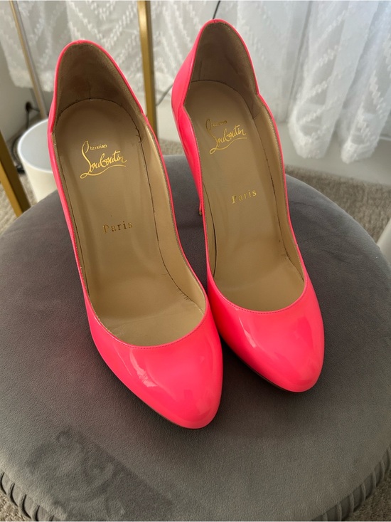 Christian Louboutin Shoes - Christian Louboutin Hot Pink Patent Pointed-Toe Pumps
